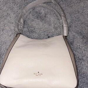 Kate Spade Cream and Tan Shoulder Bag